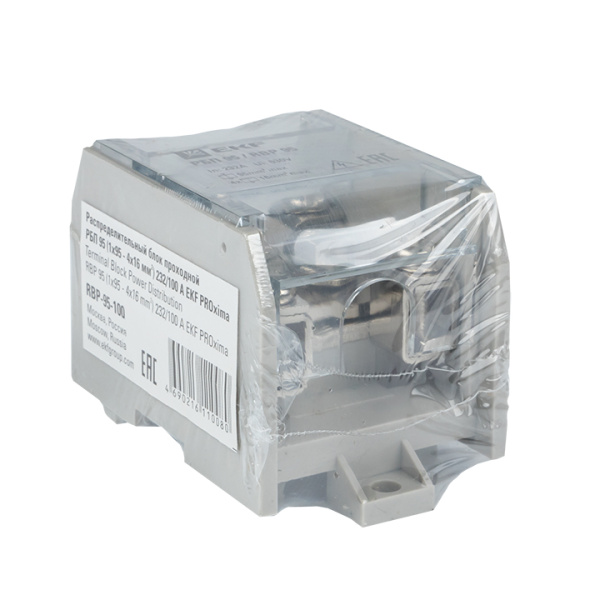 Купить EKF PROxima Распределительный блок проходной РБП 95 (1х95-4х16 мм2) 232/100А