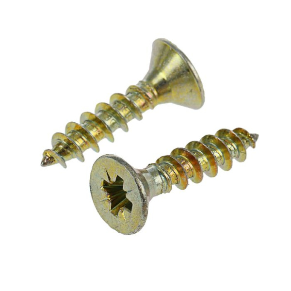 Купить Tech-Krep Саморезы универсальные  25х2,5 мм (200 шт) желтые - коробка с ок. 102222