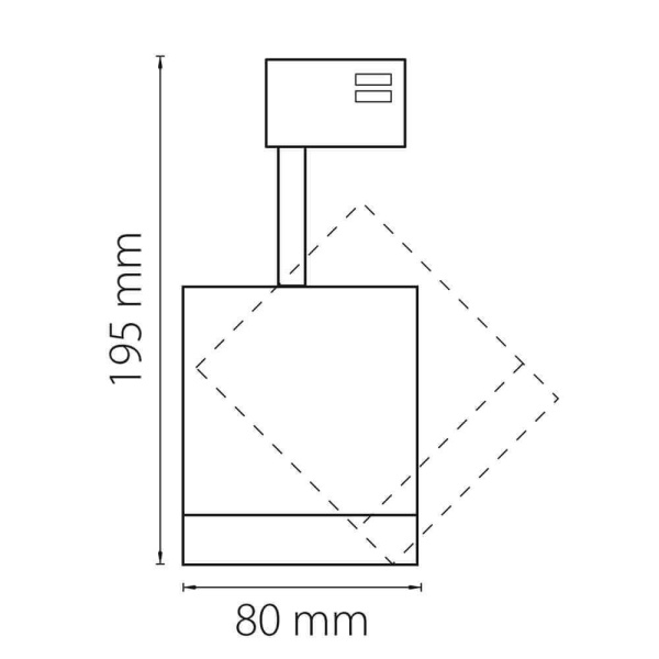 Купить Lightstar Светильник светодиодный для 1-фазного трека Canno Lightstar 301264