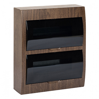 EKF PROxima Щит распределительный навесной ЩРН-П-24 темное дерево IP41