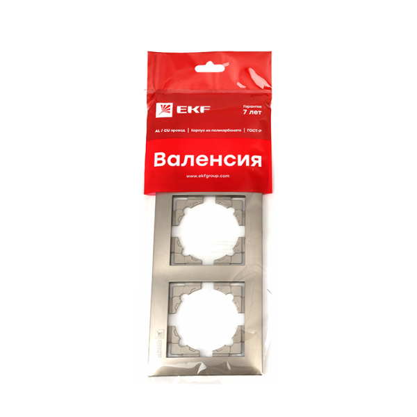 Купить EKF PROxima Валенсия Рамка 3-местная кашемир