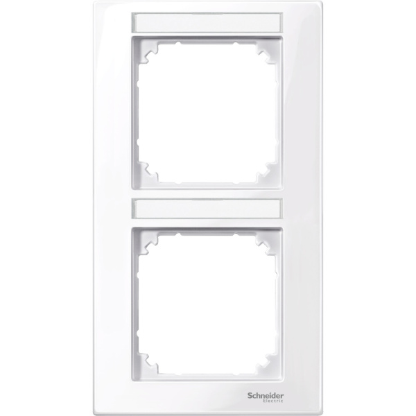 SE Merten SM M-Plan Бел Актив Рамка 2-ая с полем для надписи вертикальная (MTN513225)