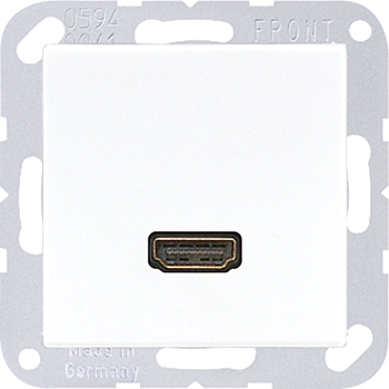 JUNG A 500 Белая Розетка HDMI 1-ая MAA1112WW