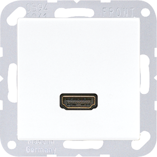 JUNG A 500 Белая Розетка HDMI 1-ая MAA1112WW