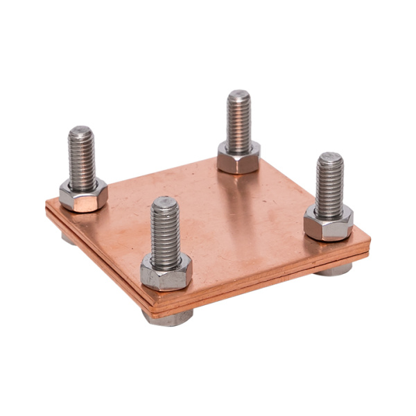 Купить EKF PROxima Зажим полоса 40 - полоса 40 (3 пластины 70x70мм) Cu