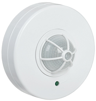 IEK Датчик движения ДД 024В белый, макс. нагрузка 1100Вт, угол обзора 180-360гр, дальность 6м, IP33