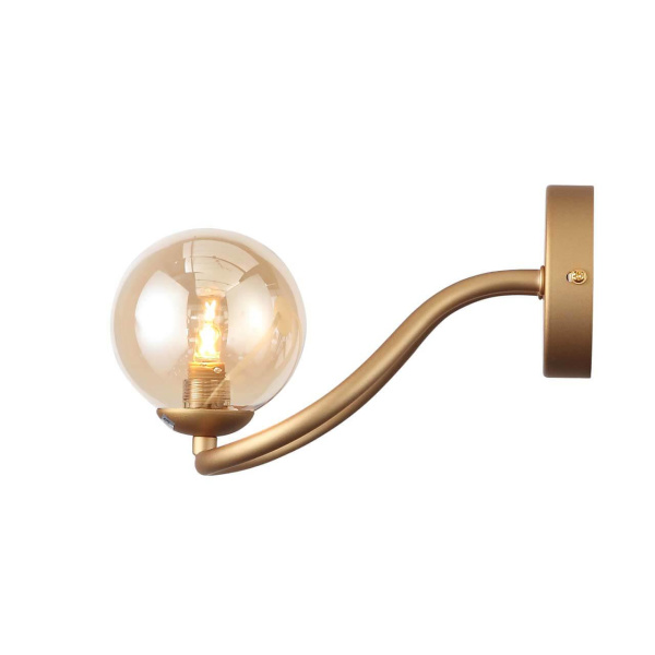 Купить ST Luce SL1502.201.01 Светильник настенный Золото/Янтарный G9 1*3W