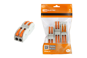 TDM Соединительная проходная клемма СК-412-2  (2,5мм2)  (4 шт/упак) SQ0527-0051
