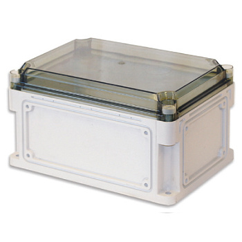 DKC Корпус RAM box без МП 300х150х160 мм, с фланцами, прозрачная крышка высотой 35 мм, IP67