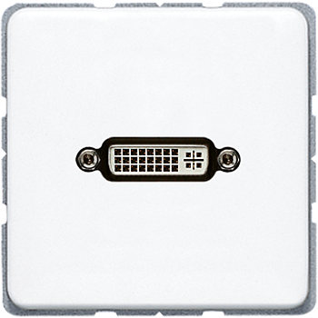 JUNG Мультимедиа-розетка, белый MACD1193WW