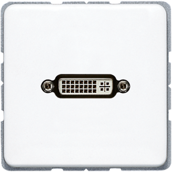 JUNG Мультимедиа-розетка, белый MACD1193WW