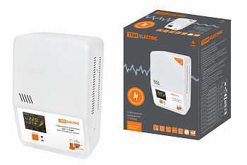 TDM Стабилизатор напряжения ССР1-1-10 кВА электронный настенный SQ1201-0028