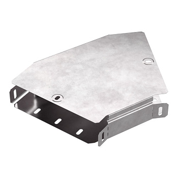 Промрукав Угол горизонтальный 45 градусов с крышкой Стандарт 200х50 PR16.0522