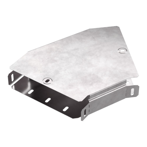 Промрукав Угол горизонтальный 45 градусов с крышкой Стандарт 200х50 PR16.0522