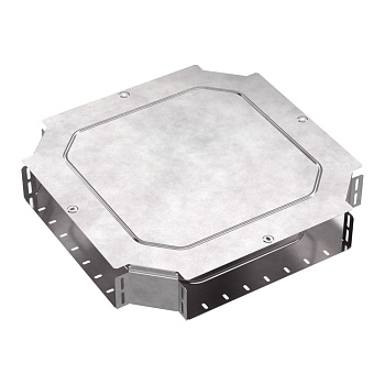 Промрукав Х-образный ответвитель с крышкой Стандарт 400х100 PR16.0642