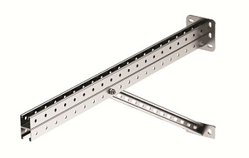 DKC Консоль для тяжелых нагрузок 900 мм с  укосиной, горячеоцинкованная