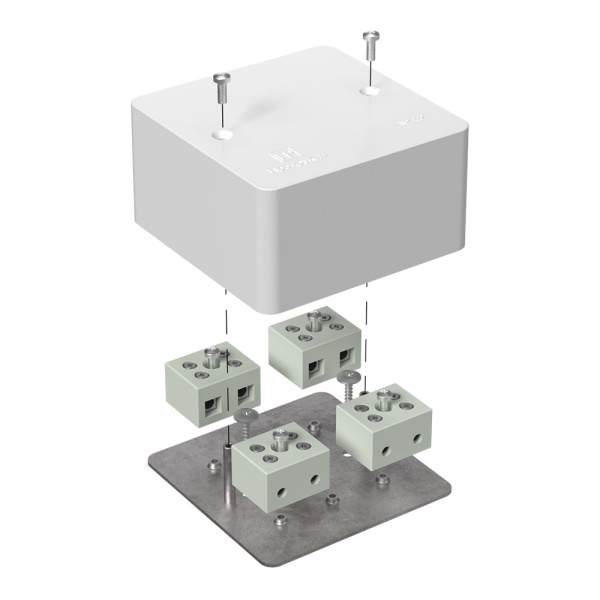 Промрукав Коробка огнестойкая для кабель-канала 40-0460-FR10.0-8 Е15-Е120 85х85х45