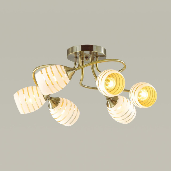 Купить Lumion 4528/6C COMFI LN21 053 античная бронза Люстра потолочная E27 6*60W 220V DOROTHY