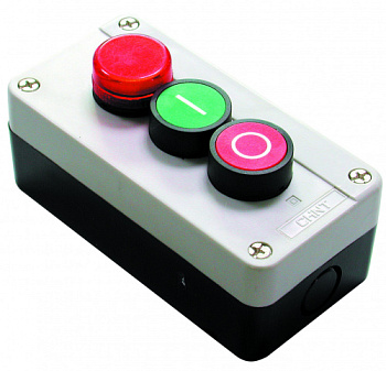 CHINT Кнопочный пост NP2-B363, сигн.лампа+1НО+1НЗ CHINT Кнопочный пост NP2-B363, сигн.лампа+1НО+1НЗ