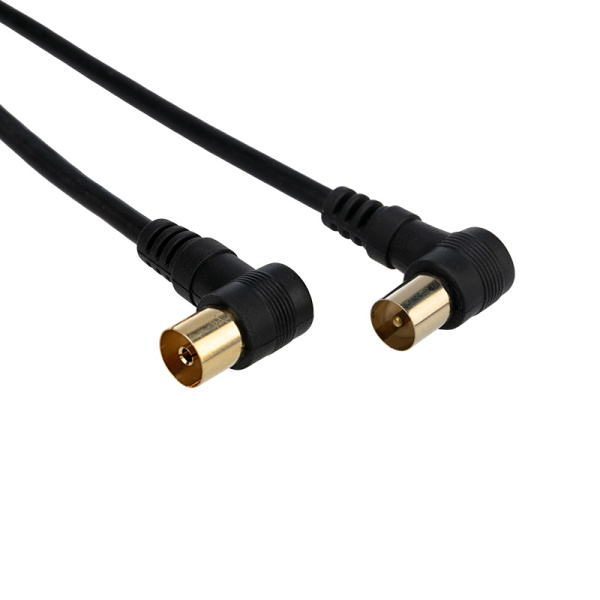 Шнур TV шт - TV гн 3М Угловой Черный Rexant 18-0014