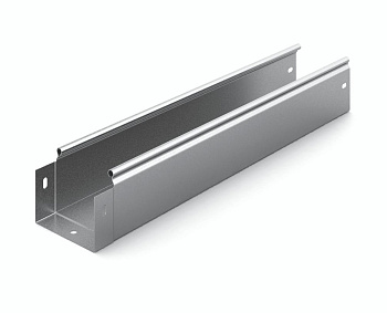 OSTEC Металлический лоток неперфорированный 100х80х3000, толщ. 0,8 мм, Сендзимир цинк