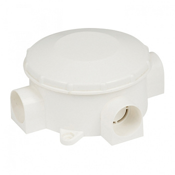 EKF PROxima Коробка распаячная КМР-040-040 трехрожковая белая (70х35)