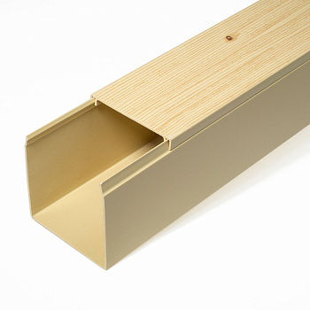 Промрукав Кабель-канал сосна 2-й замок 60х60 (24м/уп) PR.025450