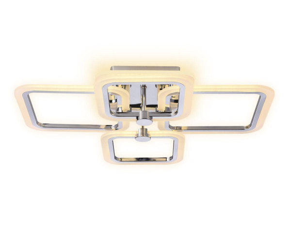 Купить Ambrella Потолочный светодиодный светильник с пультом FA534/2+2 CH хром 105W 580*420*130 (ПДУ РАДИО 2.4G)