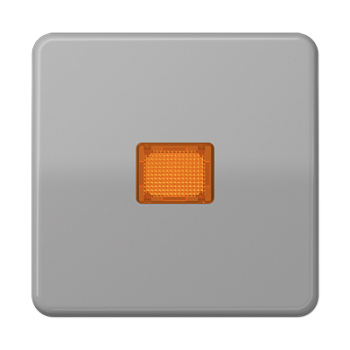 JUNG CD 500/CD plus Серая Клавиша 1-ая с/п с оранжевой линзой CD590KOGR