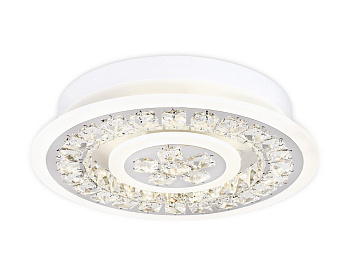 Ambrella Потолочный светодиодный светильник с пультом FA153 WH белый 82W D400*80 (ПДУ РАДИО 2.4)