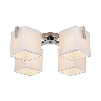 Citilux CL465141 Стенли Хром+Белый Светильник Люстра