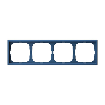 Systeme Electric ArtGallery Аквамарин Рамка 4-ая, универсальная