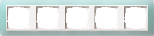 Gira Event Opaque Салатовый/Бел.глянц. Рамка 5-ая 0215395