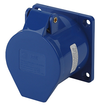 ЭРА R(IN)-32-2P-PE-IP44 Розетка стационарная внутренняя 423 2Р+РЕ 32А 220В