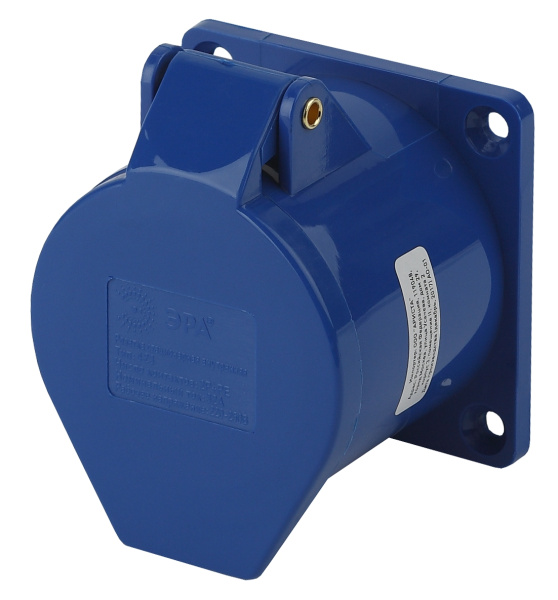 ЭРА R(IN)-32-2P-PE-IP44 Розетка стационарная внутренняя 423 2Р+РЕ 32А 220В