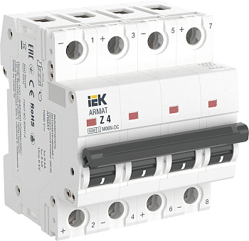 IEK ARMAT Автоматический выключатель M06N-DC 4P Z 4А AR-M06N-4-Z004DC