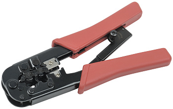 IEK ITK Инструмент обжим для RJ-45,12,11 с храп. мех. сине-оранж TM1-B11H