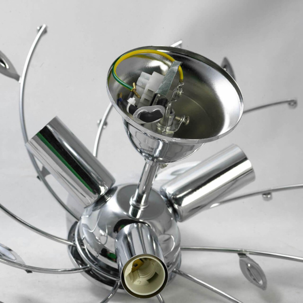 Купить Lussole LGO Металл Хром /  Акрил Люстра E14 GRLSP-0185