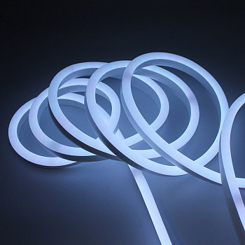 SWG Неоновая лента светодиодная SMD 220В 2835, 120 LED/м, 6 Вт/м, 220В , IP65, Цвет: Холодный белый 00-00007375