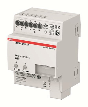 ABB UD/S2.315.2.1 Универсальный светорегулятор для LED, 2x315Вт 2CKA006197A0053