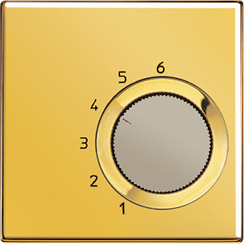 JUNG комнатный термостат, имитация золота TRGO246