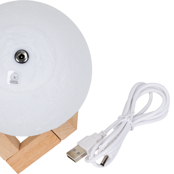 Купить Gauss Светильник настольный NN001 3D Луна 1W 5V Li-ion 450mA D10см белый LED 1/6/24