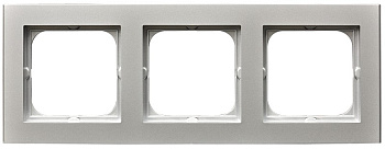 Ospel Sonata Серебро матовое Рамка 3-ая R-3R/38