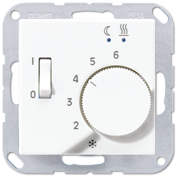 JUNG A 500 Белая Регулятор теплого пола, 10(4)А FTRA231WW