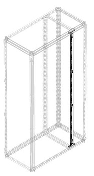 ABB Профиль для встроен.каб.секции H=2000мм 1STQ007743A0000