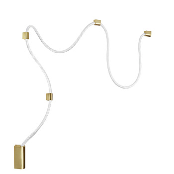 Odeon Light 4397/30CL HIGHTECH ODL23 100 ант.бронза/металл/канат Настенно-потолочный светильник накладной (3 крепления в комплекте) IP20 LED 30W 1185Л