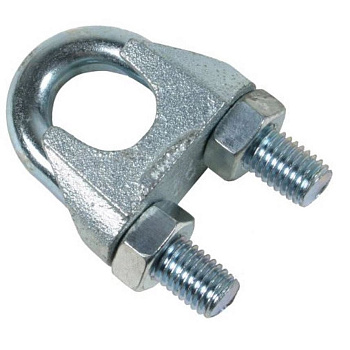 Tech-Krep Зажим троса дугообразный 6 мм DIN 741 (2 шт) - ярлык 102737