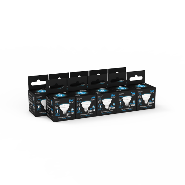 Купить Gauss Лампа MR16 12V 5W 530lm 6500K GU5.3 LED 201505305