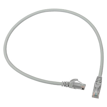EKF Патч-корд TERACOM PRO Cat.6 неэкранированный UTP оболочка LSZH серый (0,5м)