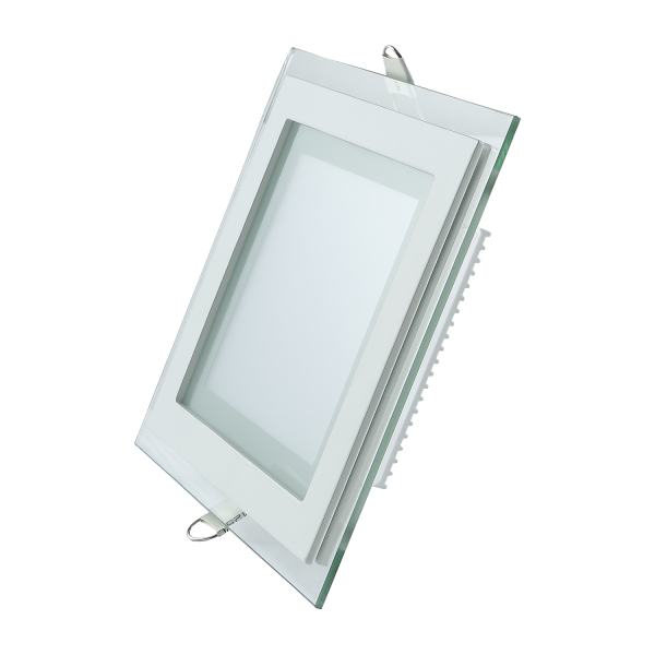 Купить Gauss Светильник Glass кв 12W 900lm 3000K 220-240V IP20 монт Ø118х118 160*160*30 с дек стек LED 948111112